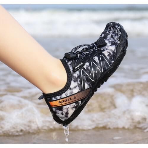 Childrens Quick-Dry Breathable Barefoot Wading Shoes Family Boy Girl Beach Water Shoes Non Slip Men Women Upstream Aqua Shoes