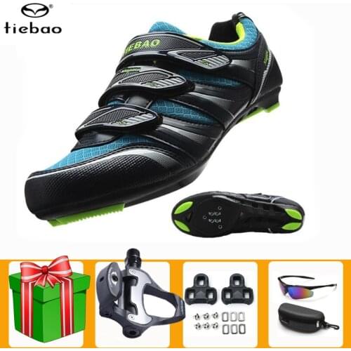 TIEBAO Road Cycling Shoes Sapatilha Ciclismo Men Sneakers Women Professional Bike Outdoor Sport Self-Locking Riding Equipment