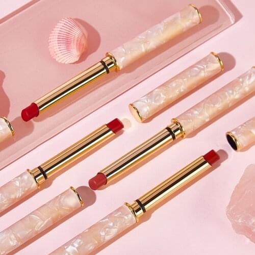 4 Color Matte Lip Makeup Cosmetic Waterproof Easy to Wear Lip Gloss Long Lasting Red Pigment Lip Tint Charming Makeup Maquillaje