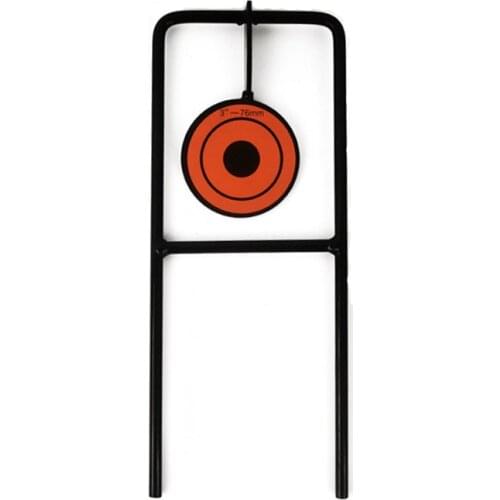 Metal Animal Shooting Target Slingshot Hunting Catapult Practice Self Resetting Spinning Target