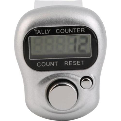 Mini Hand Held Digit LCD Electronic Digital Golf Finger Tally Counter Sports Gym Fitness Prayer Counting Walk Golf Equipment