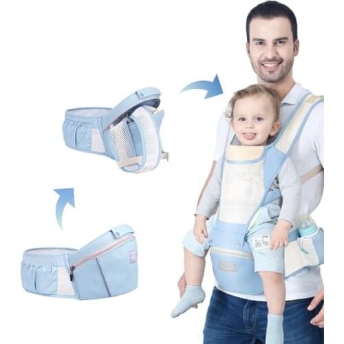 Multi-function front Carry Baby carrier waist Simple and breathable Can be stored Newborn Waist Stool 0-36 Months Infant Sling