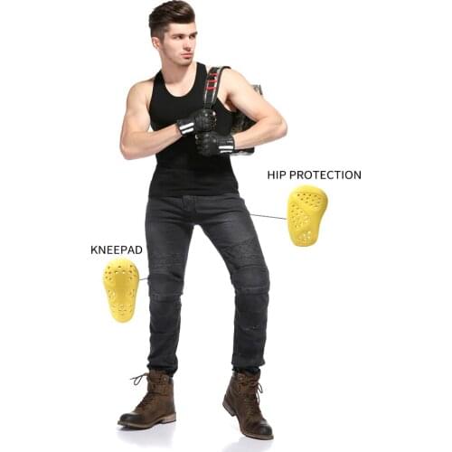 Mens windproof motorcycle jeans motorcycle racing jeans casual pants rider pants SKP702