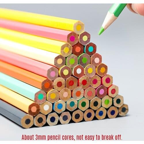 12 Colored Pencils Set SKYGLORY Pre-Sharpened Oil Color Pencils with Metal Storage Case Art Supplies for Children Students
