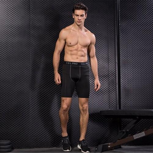 New Design Mens Sports Pro Fitness Apparel Running Tight Training Shorts Quick Dry Plus Size Activewear Clothing For Male