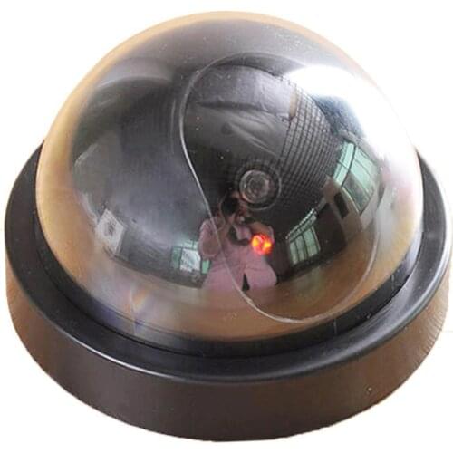 Dummy Camera Fake Dome Camera Security Camera Indoor With Flashing Red LED Light Fake Camera CCTV Surveillance