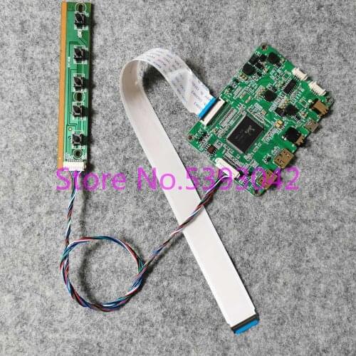 Fit B173HAN04.2 B173HAN04.3 WLED notebook PC input micro USB 5V eDP-30Pin mini 1920*1080 LCD screen controller card DIY kit