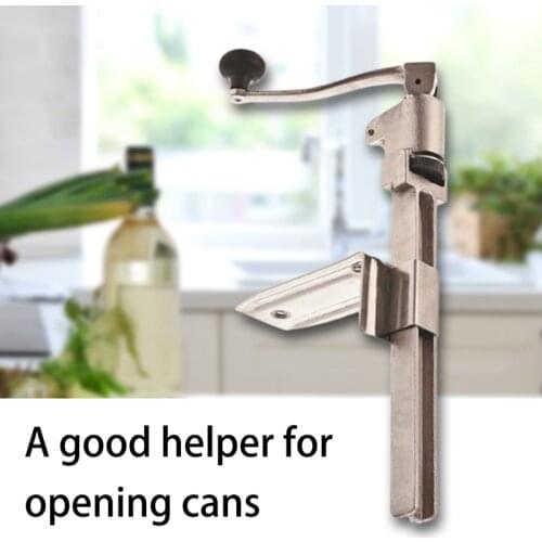 Commercial Table Mount Can Opener Manual Bottle Tin Opener Restaurant Food Industrial Jar Opener Kitchen Bar Cooking Tool