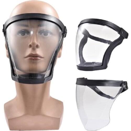 2 in 1 Transparent Face Shield Anti-oil Onion Goggles Dust-Proof Face Protective Mask Mascarilla Reutilizable Cooking Tools