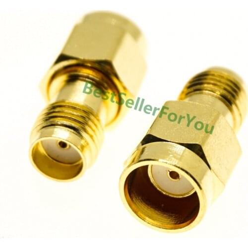 SMA Connector Female To Quick RP SMA Connector Male RPSMA Connector Plug Push-On Lot RF Coaxial Adapter Coupler