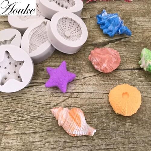1PCS Food Grade Silicone Shell Shape for Fondant Cake Decoration Silicone Cake Decorating Tools DIY Bakeware