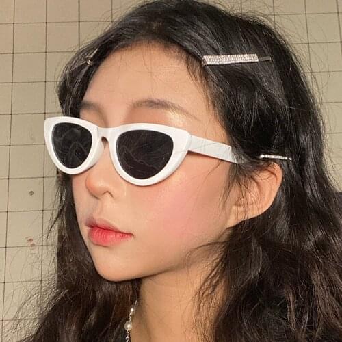 Cat Eye Frame Sunglasses Women Men Pink Tan Gray Lens UV400 Protection Girl Sexy Ladies Fashion Outdoor Eyewear