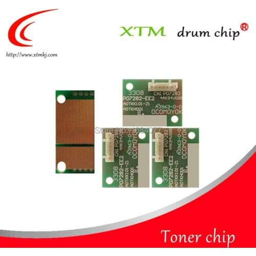 Compatible chip IU711 IU-711 711 EXP for Minolta Bizhub C654 C754 654 754 cartridge chip 285K 120K