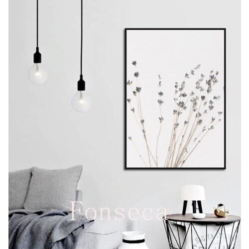 Modern Simplicity Watercolour Flower Abstract Canvas Painting Nordic Posters Wall Art Pictures for Living room Home Decor