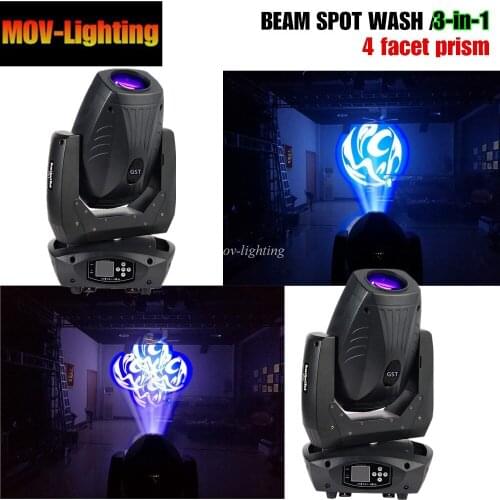 2unit LED professional china factory world best selling 200w Moving Head Rotating Gobo Beam Spot Wash 3in1 light beam projector