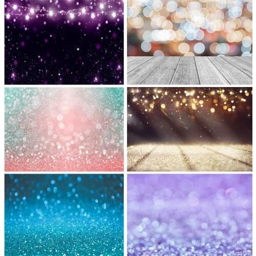 ZHISUXI Vinyl Custom Photography Backdrops Prop Glitter Facula Light Spot Theme Photography Background 21318TTU-13