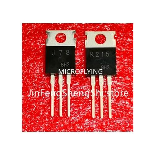 2PCS 1PCS 2SJ78 + 1PCS 2SK215 J78 + K215 TO-220