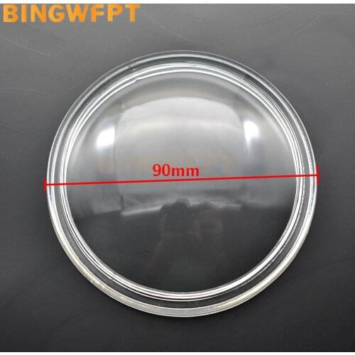 2PCS Diameter 90 MM FOG LAMPS LIGHTS Tempered glass Waterproof fog lamp fog light glass cover