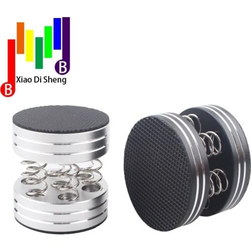 4PCS AUDIO aluminium alloy shock spikes spring damping pad HIFI audio Stand Feet speaker spike audio CD amplifier foot pad