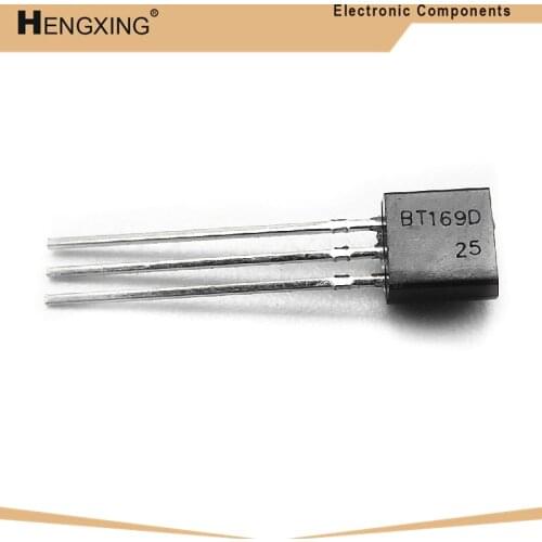 50piece BT169D BT169 TO-92 Triacs Thyristor SCR 400V 9A 3-Pin SPT new original In Stock