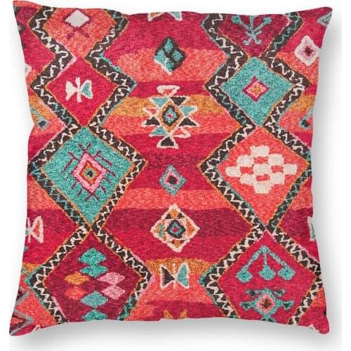 Colored Anthropologie Bohemian Moroccan Pillow Case Decoration Boho Cushions Throw Pillow for Living Room Double-sided Printing