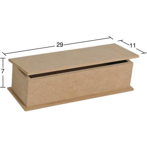 KU287 Crochet Box, Wood Painting Mdf Crochet Box