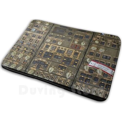 Boeing 747 Overhead Panel Cockpit Carpet Mat Rug Cushion Soft 747 Boeing 737 Airbus Aviation Pilot 777 Airplane Flying