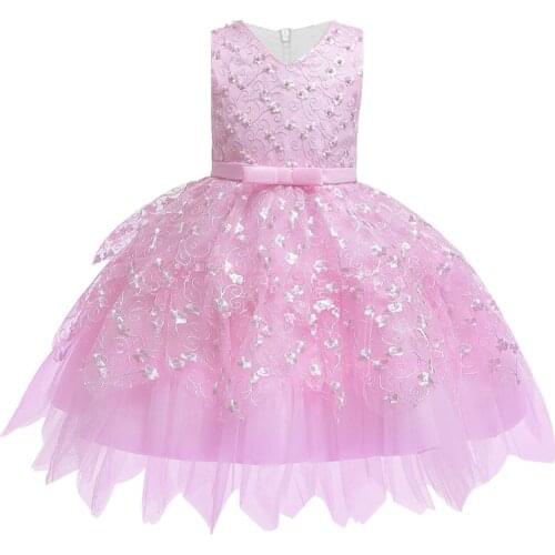 Summer baby princess dress baby girl dress embroidery lace pettiskirt girl wedding birthday party dress skirt girl mesh dress