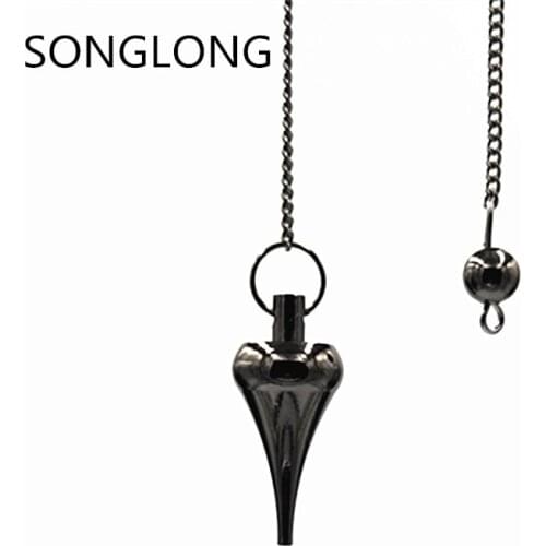 Metal pendant spirit swing divination hypnosis metal brass non-crystal metal copper pendulum energy therapy