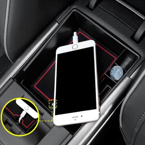 Modification Central armrest box storage box storage box compartment interior for Koleos 2017-2019