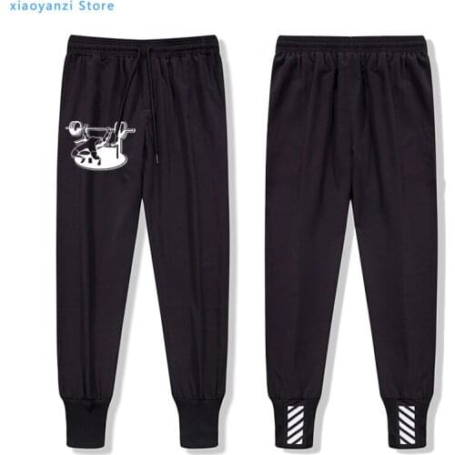New Brand Mens sweatpants Bodybuilding Bench Press Barbell men sports pants trousers Plus Size