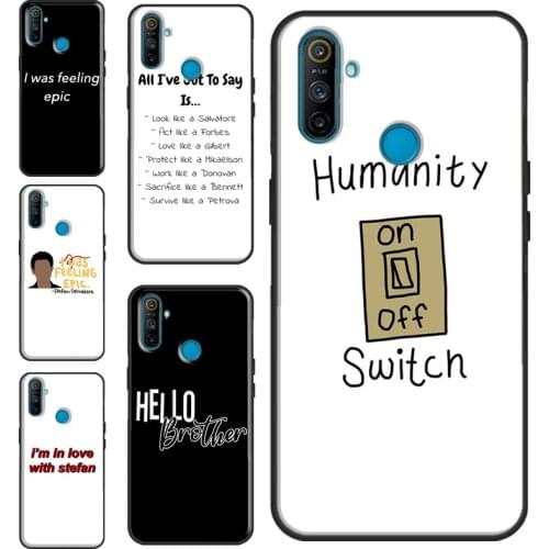 The Originals Vampire Diaries For OnePlus 9 8 Pro 7 Nord 9R 8T Case Cover For Realme 8 Pro 7 6 Q3 C3 C11 C15 C21 GT Neo