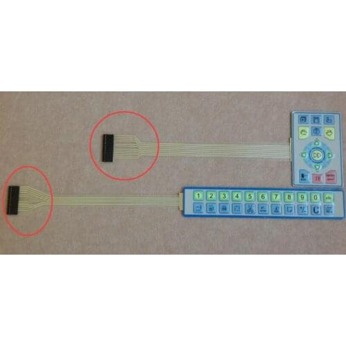Dahao BECS 322/328 Panel Keyboard / Keypad / membrane with cable for Chinese embroidery machines / spare parts