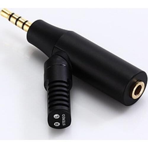 3.5mm Jack Mic Portable Mini Portable Digital Stereo Microphone Recorder for Phone Sing Song Karaoke