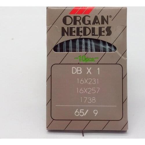 Size 65/9B 10 pcs Organ Sewing Needle Industrial Machine Part DBx1 1738 Brother Juki
