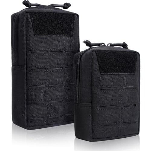 Tactical Molle Pouch Nylon Belt Waist Pack Bag Combat Military Accessory EDC Gadget Hunting Pouch Camping Bags Outdoor Equipment