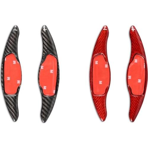 Carbon Fiber Steering Wheel Paddle Shift For KIA Stinger 2017 2018 2019 2020 Extension Shifter Paddles Car Accessories