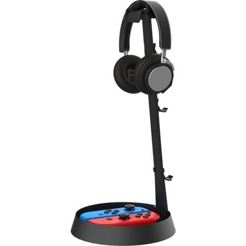 Universal Desktop Controller Stand w/Storage Tray Game Accessory Display Rack for Nintendo Switch Pro Ring Con Headphone Holder