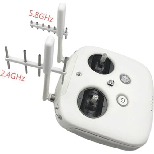 2.4GHz/ 5.8GHz Signal Booster Extended Extender Range Yagi Antenna for DJI Phantom 3 Pro/Phantom 3 Adv/Phantom 4 series
