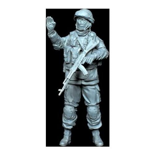 1:35 ratio die-cast resin Russian special forces soldiers 1 figures need to be assembled and colored by themselves