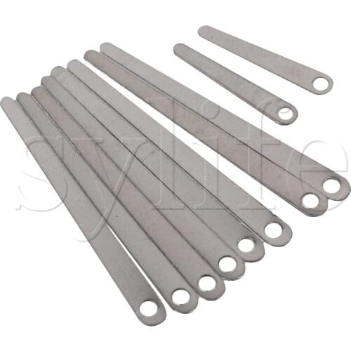 10pcs Copper Clarinet Leaf Springs Parts in Silver Tone