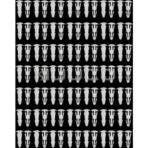 100 PCS/LOT Nylon Retainer Clip/Spacer Standoff/White Insulation Fasteners for PCB packaging and stacking applications