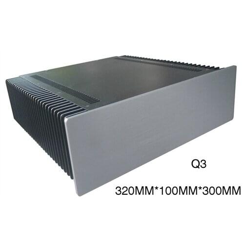 320 * 100 * 300mm Q3 Aluminum A-Class Amplifier Case / AMP Case / Shell/ DIY Box