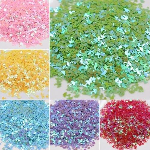 50g/lot 5mm Umbrella Glitter Sequins Sewing Garment Accessories Diy Crafts Glitter Paillettes Festival Decoration confetti