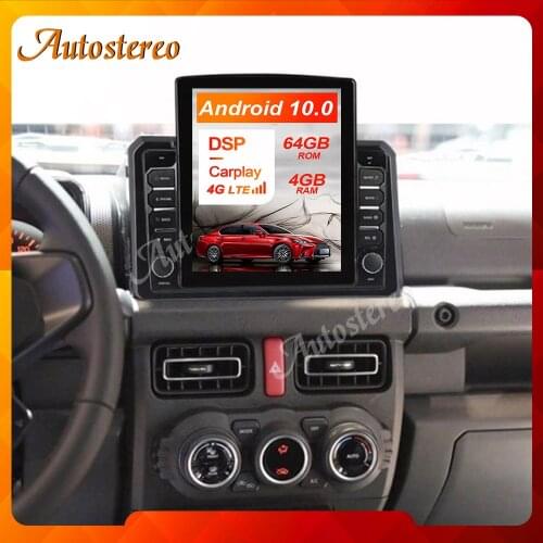 For Suzuki Jimny 2018-2021 Android 10 64G Car Tesla Radio Vertical Screen Auto Stereo Multimedia Player Head Unit GPS Navigation