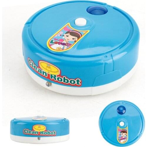 Dollhouse Electric Music Cleaning Machine Simulation Vacuum Cleaner Sweeping Robot Pretend Toy