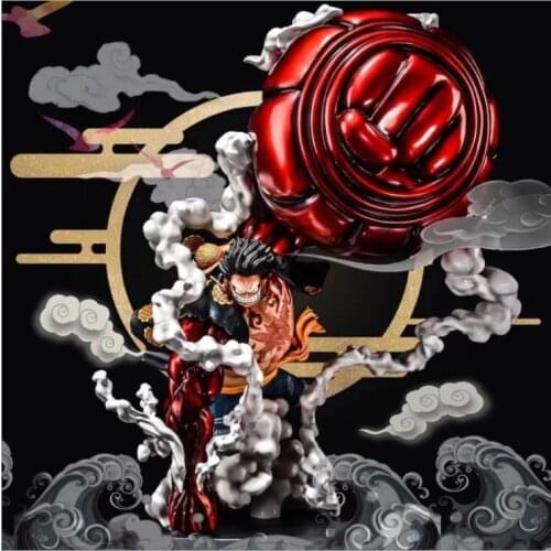 25cm Anime One Piece Luffy Zoro Figurine Original Action Figure Gear fourth Kimono Model Toys Collection Gift For Boys Gift