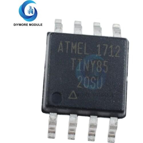 5 PCS/Lot ATTINY85-20SU IC Chip 8-bit Microcontroller with 2/4/8K Bytes In-System Programmable Flash ATTINY85-20SU SOIC-8