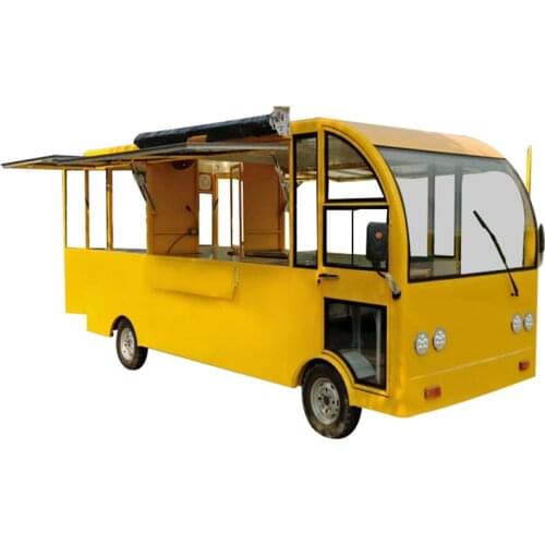 5m Long Electric Food Truck Customized Food Kiosk Hot Dog Tricycle Food Cart Multifunctional Food Car