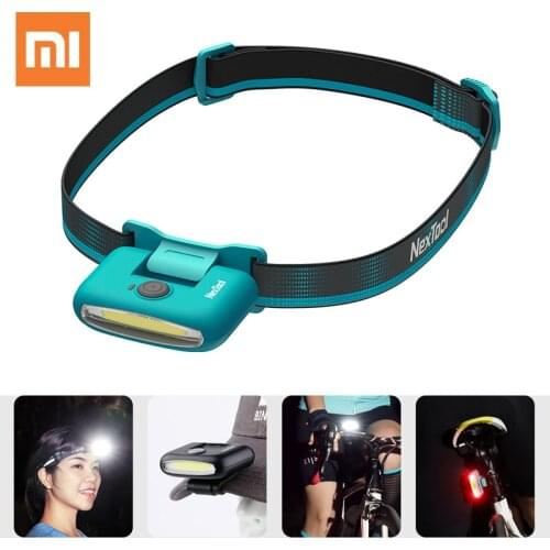 Xiaomi NEXTOOL LED Headlamp Rechargeable Head Lamp Zoom Waterproof Headlight Flashlight 4 mode For Camping Fishing Bicycle Light